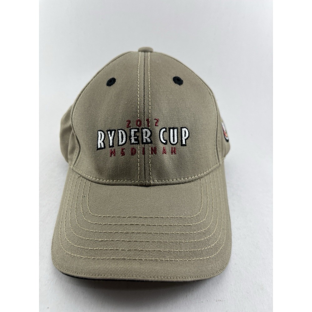 2012 Ryder Cup Medinah Golf Hat Cap Imperial Sports Adjustable Khaki